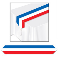 Printed Patriotic Table Runner - 27.9cm x 182.9cm