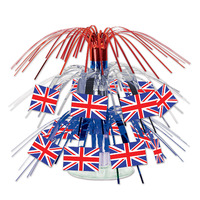 British Flag Mini Cascade Centerpiece