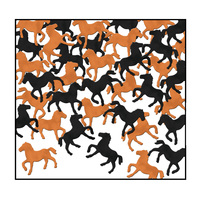 Black and Copper Horses Fanci-Fetti - 28.3g