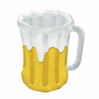 Inflatable Beer Mug Cooler - holds 48 cans, 45.7cm x 68.6cm