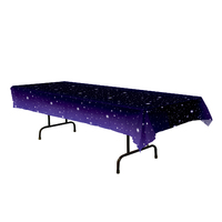 Starry Night Plastic Rectangle Tablecover