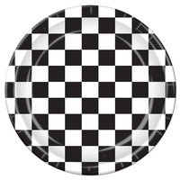 Checkered Plates - 8/pkg, 22.86cm