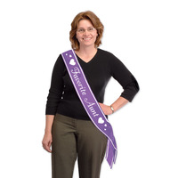 Favorite Aunt Satin Sash*
