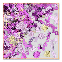 Pink "1st Birthday" Confetti - 14g*