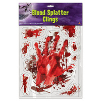 Blood Splatter Clings - 2 shapes