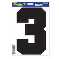 Black "3" Peel 'N Place - 15.2 x 21.6cm**