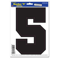 Black "5" Peel 'N Place - 15.2 x 21.6cm**