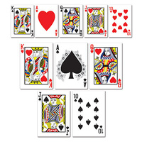 10 Mini Playing Card Cutouts*