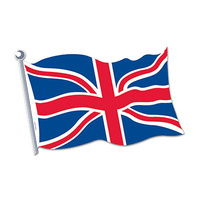 British Flag Cutout - 45cm*