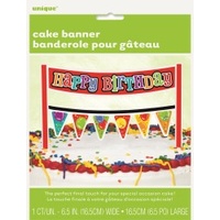 Birthday Confetti Cake Banner