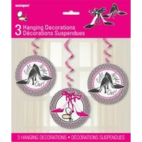 Girls Night Out Hanging Curls - Pk3