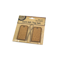 Cork Gift Tag Set - Pk 2*
