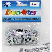 Scatters - Silver Holographic Stars (14g)