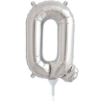 Alphabet Silver Foil Balloon - 16" - Q