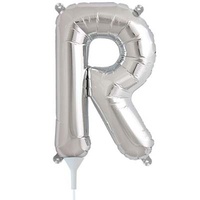 Alphabet Silver Foil Balloon - 16" - R