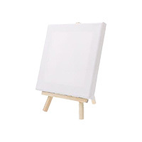 Mini Easel with Canvas (7x7cm)
