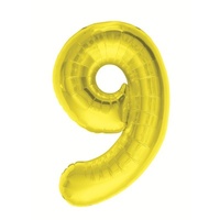 #9 34"Gold Foil Balloon*