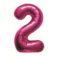 #2 34"Pink Foil Balloon
