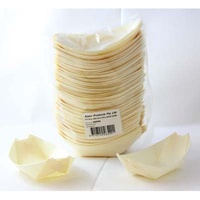 Wooden Food Boat, 3.5x9cm - Pk 50