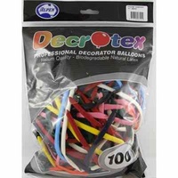 Standard modelling balloons - mixed colours - 2x60" - Pk 100