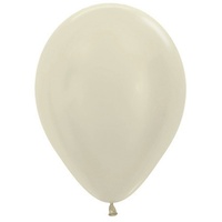 Pearl Ivory balloons 5 inch Pk 100
