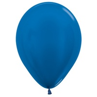 Metallic royal blue balloons 5 inch Pk 100