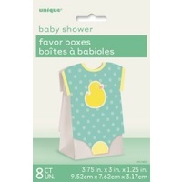 Baby Shower Dots Onesie Favor Boxes - Pk 8**