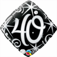 18" 40 Elegant Sparkle Swirl*