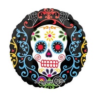 45cm Day of the Dead Skull Pattern
