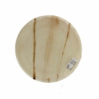 Palm Leaf Round Paper Plate (17cm) - Pk 25