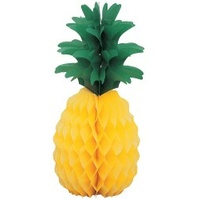 Honeycomb pineapple decoration.
