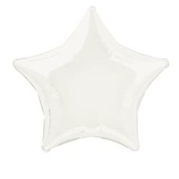 White Star 20" Foil Balloon