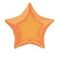 Orange Star 20" Foil Balloon