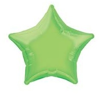 Light Green Star 20" Foil Balloon