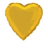 Gold Heart 18" Foil Balloon