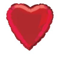 Red Heart 18" Foil Balloon