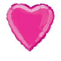 Hot Pink Heart 18" Foil Balloon