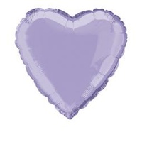 Lavender Hrt 18" Foil Balloon