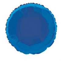 Royal Blue Round 18" Foil Balloon
