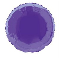 Purple Round 18" Foil Balloon