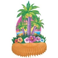Tropical Island Honeycomb Table Centrepiece.
