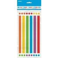 Rainbow Birthday Cello Bags - Pk 20