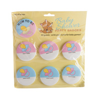 Baby Shower Party Badges - Pk 7