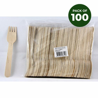 Wooden Forks - Pk 100