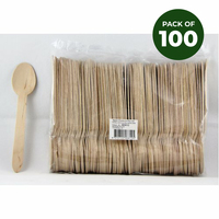 Wooden Spoons - Pk 100