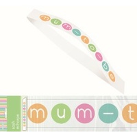Mum To Be Pastel Dots Paper Sash**