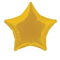Gold Star 20" Foil Balloon.