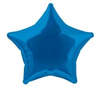 Royal Blue Star 20" Foil Balloon