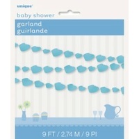 Baby Boy Boots Garland - 2.74m