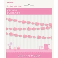 Baby Girl Boots Garland - 2.74m